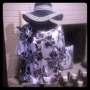 White House Black Market Sz Large blouse